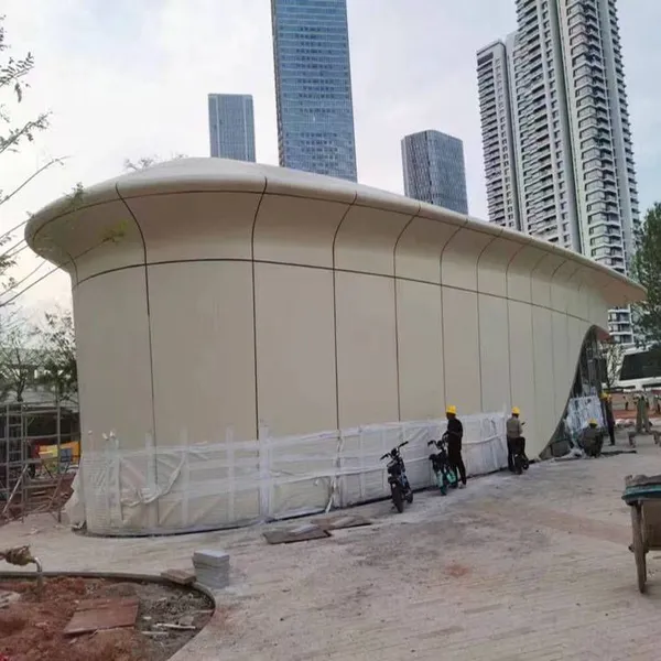 One-stop Service for Customized Installation of Outdoor Fluorocarbon Paint Aluminum Panel Curtain Walls and Aluminum Single-panel Exterior Walls photo-2