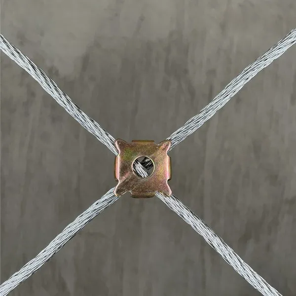 7x7 Stainless Steel Woven Wire Rope Mesh for Bird Cage Protection photo-3