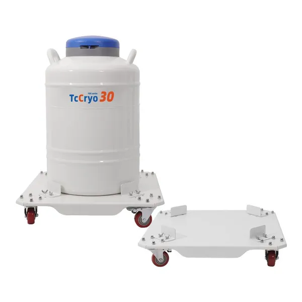 Qatar Liquid Nitrogen Container Trolley TcCryo Liquid Nitrogen Tank Floor Stand photo-5