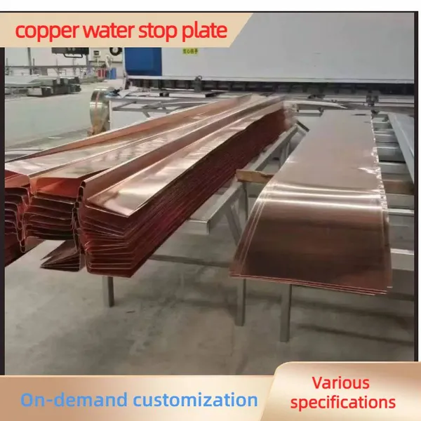 Flat T2 Copper Waterstop Plate Structural Deformation Adaptation for Bridge Abutment Joint Waterproofing photo-3