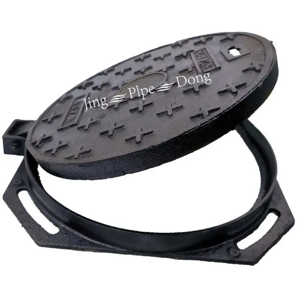 Telecom Ductile Iron Cover Manhole Cover Cast Iron Manhole Cover With Frame photo-6