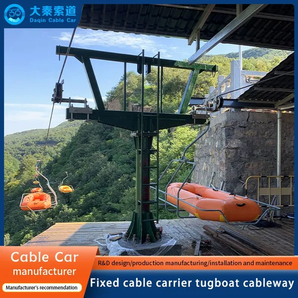 Cable Car Steel Fixed Grip Chairlift Gondola Lift Cableway System for Tourism Customizable Mountain Transport Ropeway Cableway