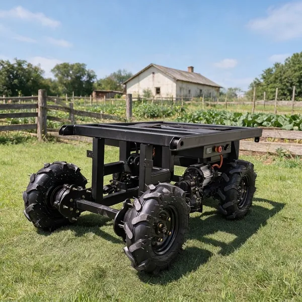 Remote Controlled All Terrain Transport Vehicle Customizable Utility Platform for Agricultural Equipment