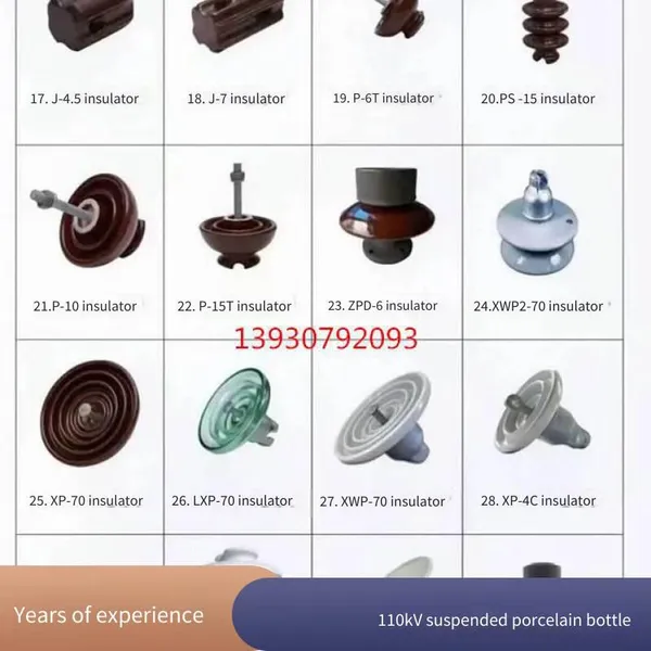 Electric Power Line Suspension Porcelain Insulator 10kv 35kv Factory Direct With Logistics Included photo-3