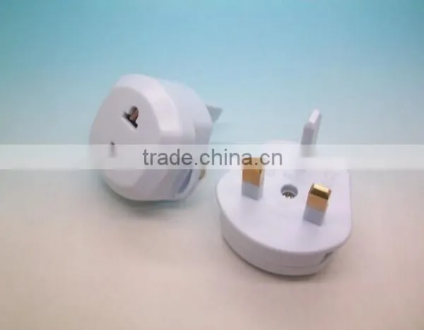 CE ROHS Approved ABS/PC Material US Japan China Taiwan Thailand 2 Pin to UK Malaysia Singapore Ireland 3 Pin Plug Travel Adapter photo-3