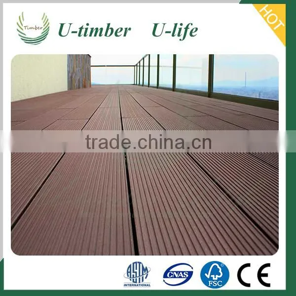Up-to-date Styling WPC Composite Solid Wood Decking Flooring photo-2