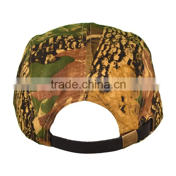 Bulk Hot Selling Custom Promotional Flat 5 Panel Army Military Cap Quality Choice photo-2
