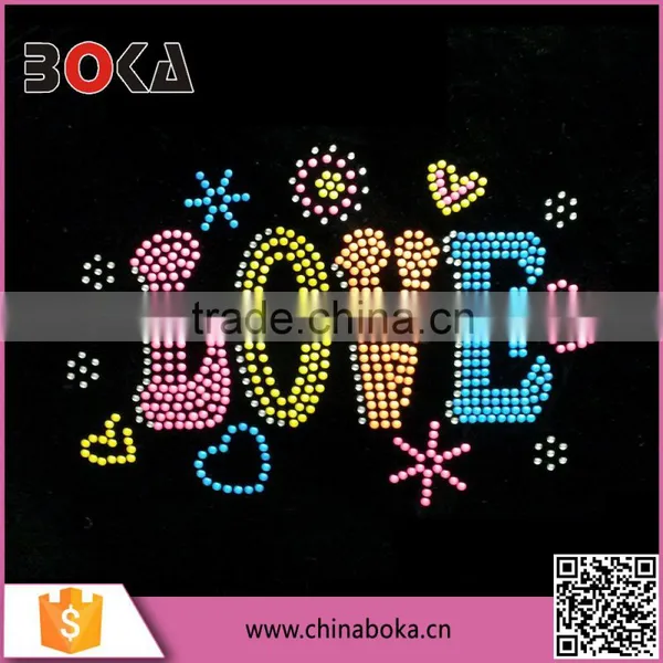 Colorful Rhinestone Hotfix Motifs