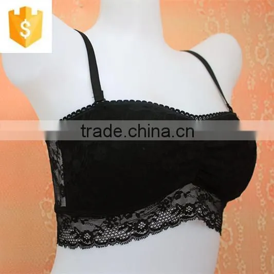 New Lady Sexy Thin Style Lace Full Cup Seamless Boost Enhancer Padded Push Up Lingerie Underwear Bra photo-3