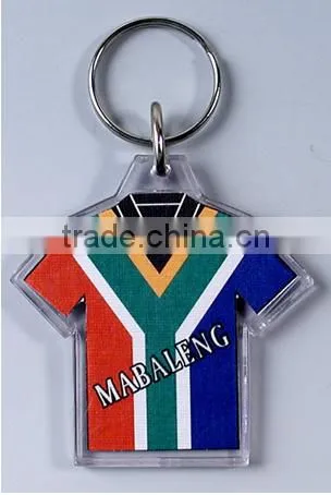 Custom Printing Key Rings/ T-Shirt Clear Keyring - Takes Printed Insert photo-3