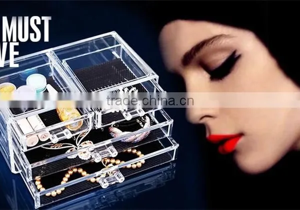 Transparent Drawer Type Cosmetic Display Box photo-3