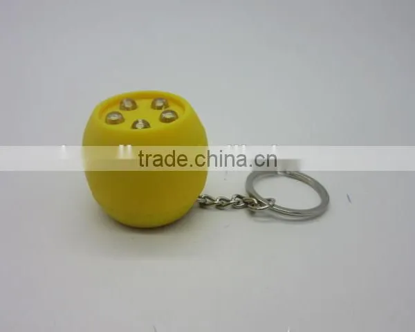 Hot Sell Plastic LED Flashing and Sound Keychain photo-4