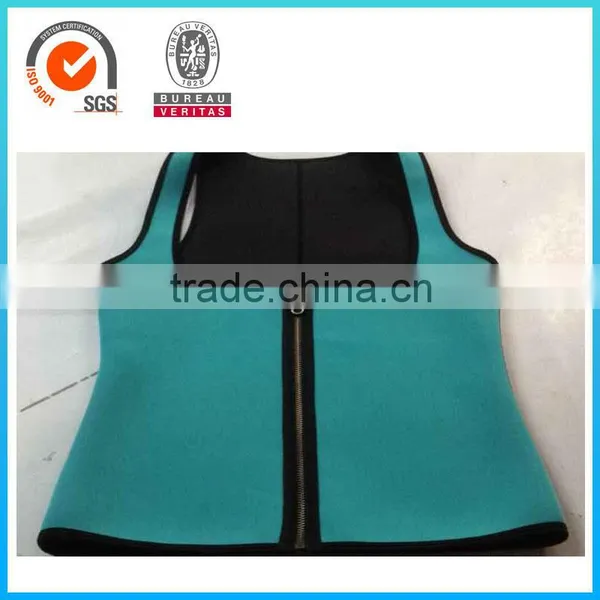 High Quality Nylon Fabric Neoprene Slimming Vest Tank for Women photo-2