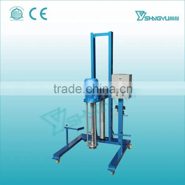Homogenizer Mixer Type High Shear Mixer With Stainless Steel Moveable Pneumatic Lifting for Cosmetic photo-3