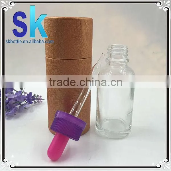 e Liquid Perfume Glass Bottle 30ml Essential Oil Ejuice Glasss Dropper Bottle With Paper Tube photo-3