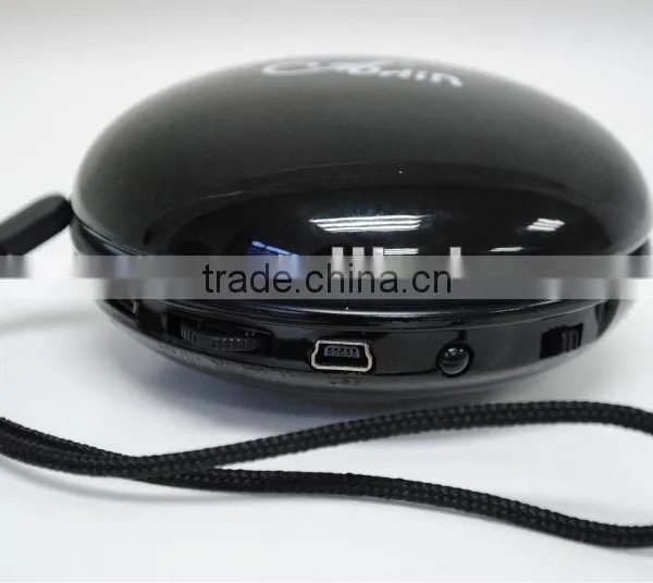 Plastic Hamburger Portable Vibration Speaker With FM&TF