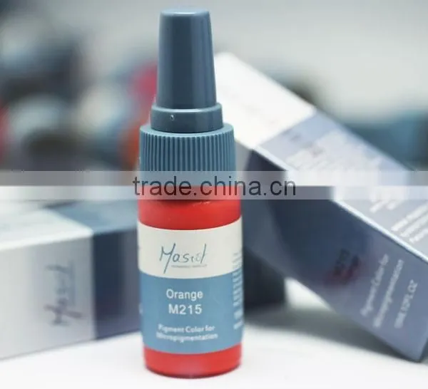 2015 New MASTOR Permanent Makeup Micro Pigment Pure Plant Material Tattoo Ink photo-5