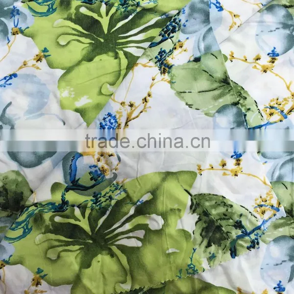 45s Flower Print Rayon Viscose Challis Fabric 100%rayon Fabric Clothing Textile Fabrics photo-3