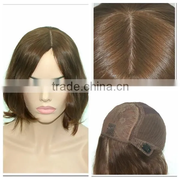 AAAA EUROPEAN Hair Injected Skin Top Wig For White Women photo-4