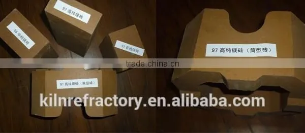 High Quality MgO Refractory Brick Dead Burned Magnesia Bricks photo-3