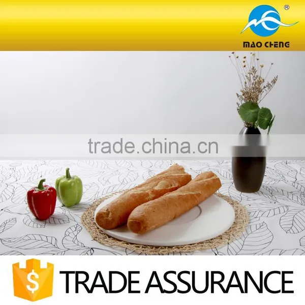 12'' White Round Ceramic Big Tray