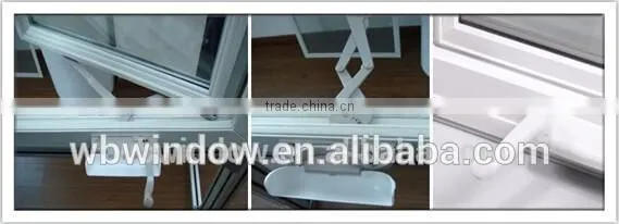 Upvc Hand Crank Window, European Style Upvc Crank Open Window photo-4
