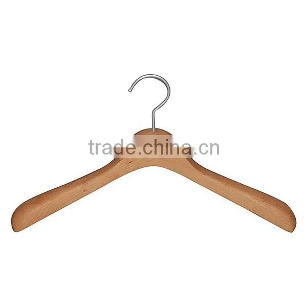 Professional Standard Wood Clothes Hanger With Locking Bar photo-5
