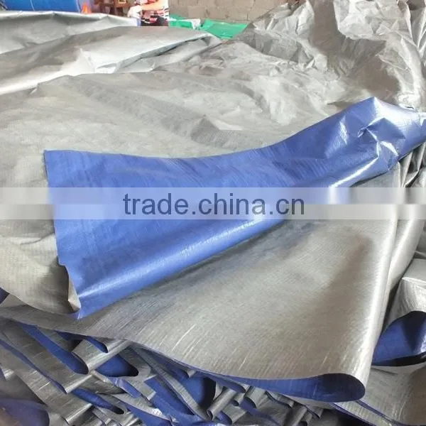 Tarpaulin 3x3 PP Material Sliver/blue Triangle Plastic Rope Waterproof Antioxidant Factory Directly Hot Sell Wholesale Outdoor photo-6