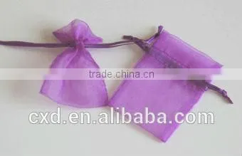 Drawstring Sealing&Handle and Hot Stamping Surface Handling Customized Personalized Organza Bag Wholesale photo-2