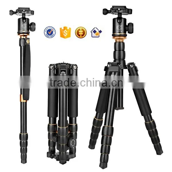 Q278 Aluminum Tripod for Project / Camera 300MM Folded Tripod 25MM Tube 15 KG Load Monopod
