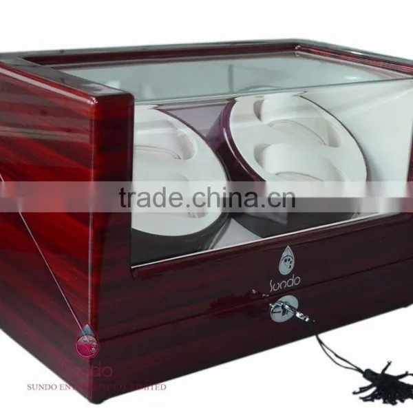 Fancy Smart Wood Watch Winder Box Luxury photo-6