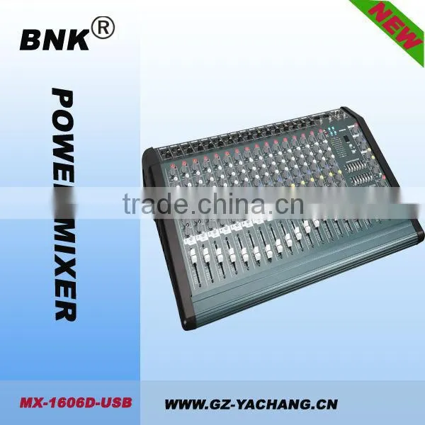 16 Channel Digital Mixer With Amplifier