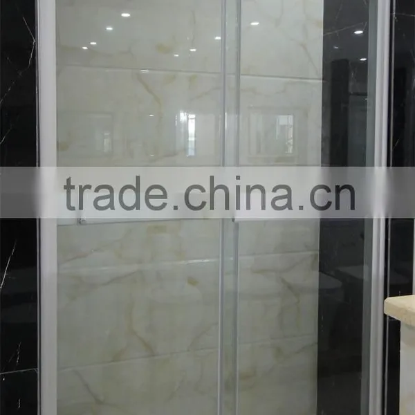 Dubai Best Selling Aluminum Profile Double Sliding Shower Door D16 photo-2