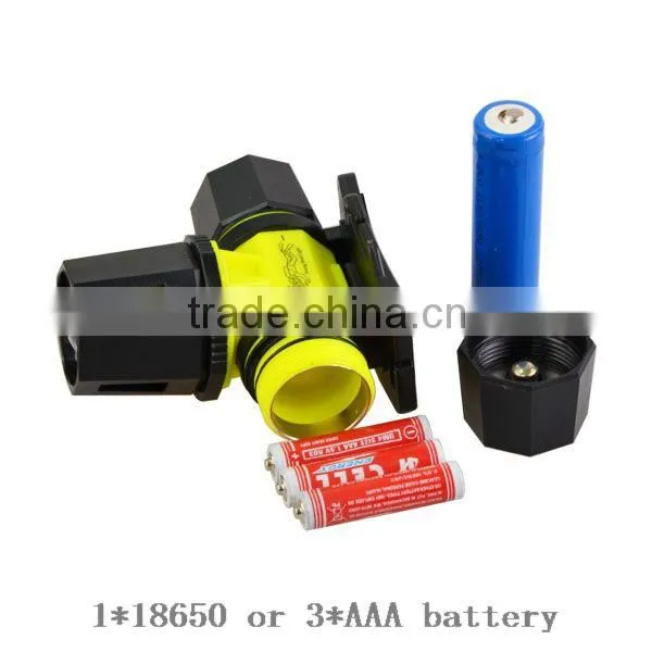 IP68 Rubber Waterproof Head Strap Headlamp T6 LED Diving Waterproof Headlamp photo-2