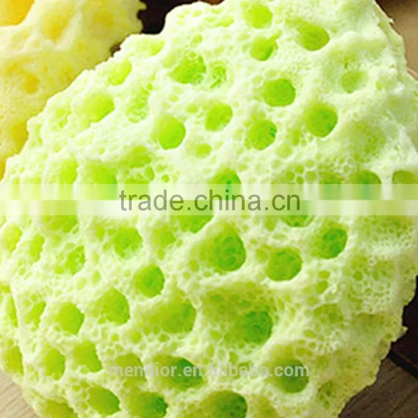 Mendior Green Tea Sponge Green Bath Sponge With Rope OEM/Wholesale photo-3