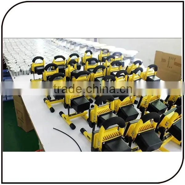 Warranty 2 Year IP65 Epistar 10w 8.4V Emergency Camping Light Rechargeable Led Floodlight Quality Choice photo-4