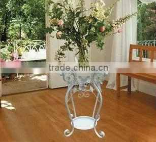 living room metal flower stand