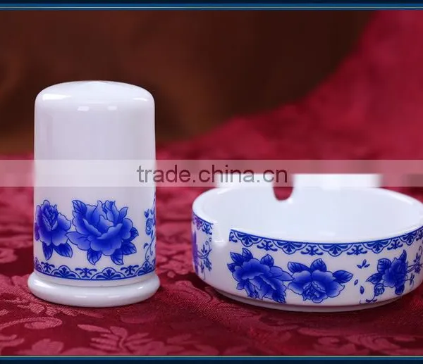 Blue and White Dinnerware 56 Piece Set photo-6