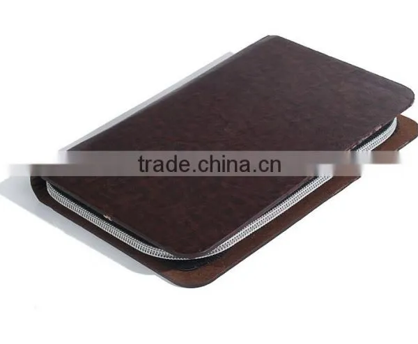Hardcover Leather Noteebook With Zipper photo-5