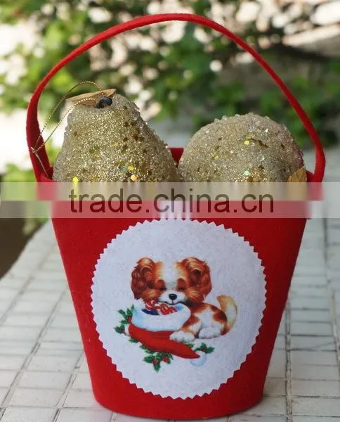 Felt Christmas Pet Food Containers photo-2