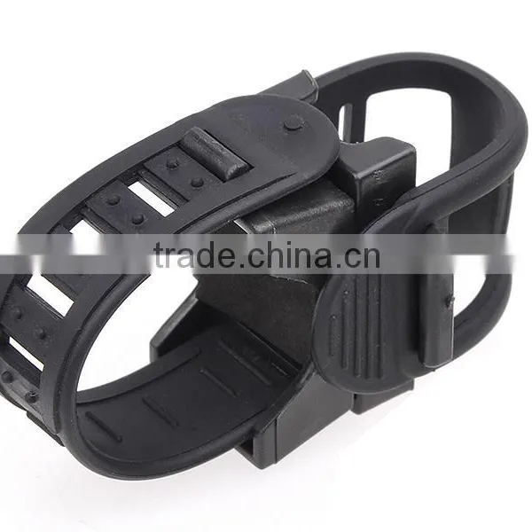 Universal Adjustable Plastic Flashlight Mount for Bicycle Wholesale photo-2