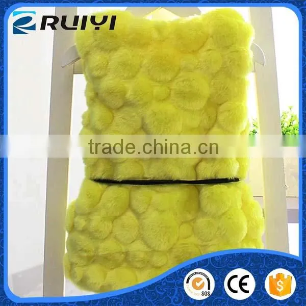 New Designed Fancy Wholesale Children Clothes Faux Fur Winter Waistcoat photo-2