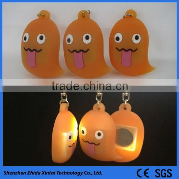 Funny Shape Silicone Led Light Keychain for Women photo-6