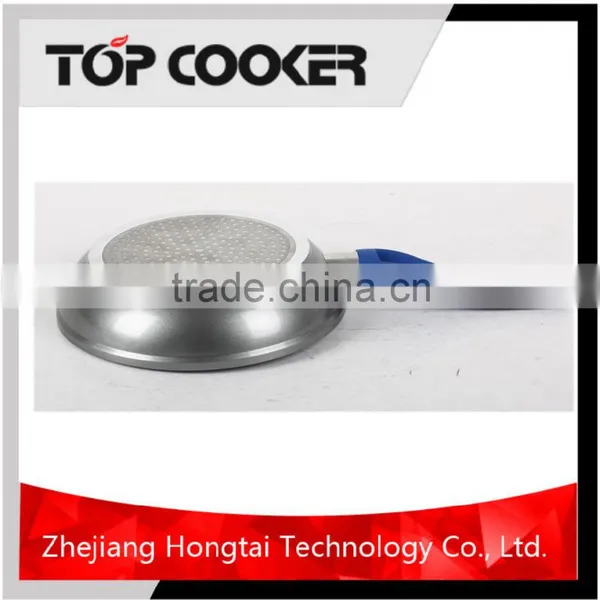 Forged Aluminum Blue Marble Coated Frying Pan photo-2