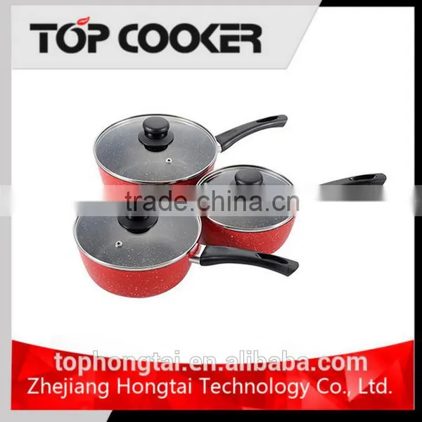 Healthy Marble Coating Non Stick Milk Pan Sets photo-3