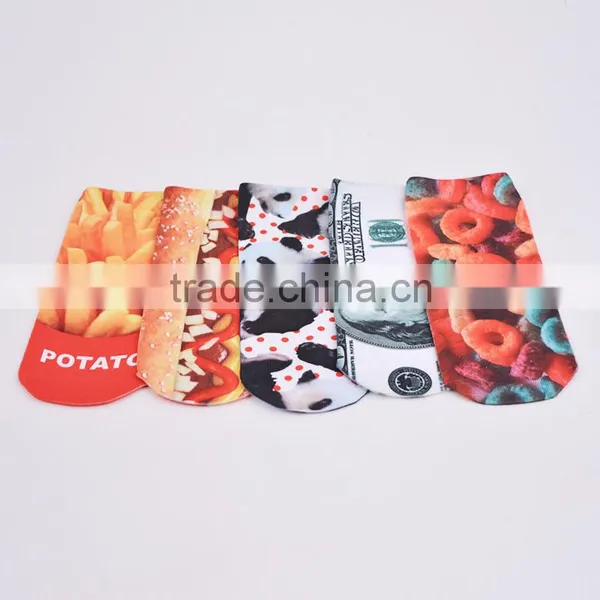 Lady's Sublimation Ankle Socks Printing Socks photo-6