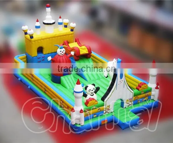 Giant Commercial Inflatable Funcity Playground for Rental Used photo-2