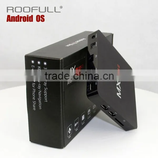 Roofull Newest MX Plus Ram 1g Rom 8g Quad Core MX Plus Ii Android TV Box MX Plus 2 RK3229 TV Box photo-3