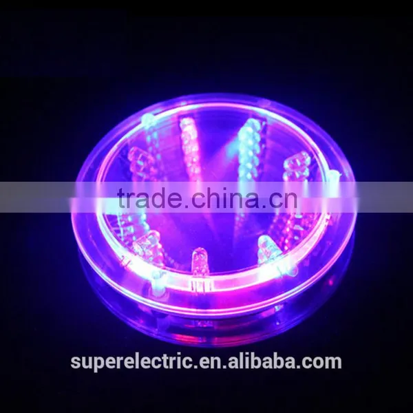 New Color Changing LED Lights Bottle Cup Mat Coaster For Clubs, Bars Party photo-3