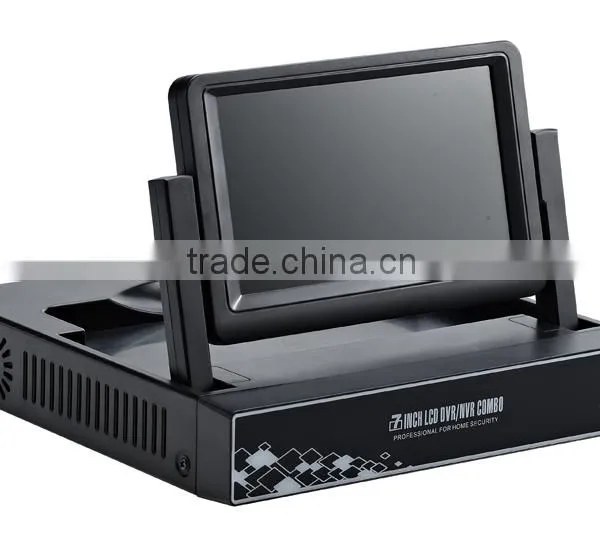 Home 7 Inch Lcd H.264 4ch 720p Wifi Nvr Home Security Camera System Kit photo-3
